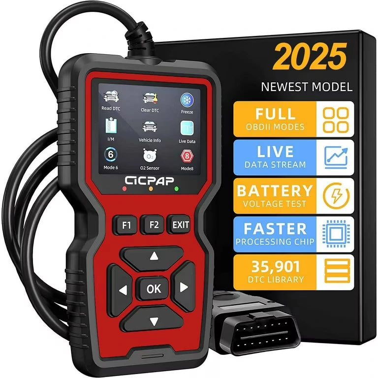 OBD2 Car Diagnostic Scanner – Check Engine Code Reader & Fault Reset Tool